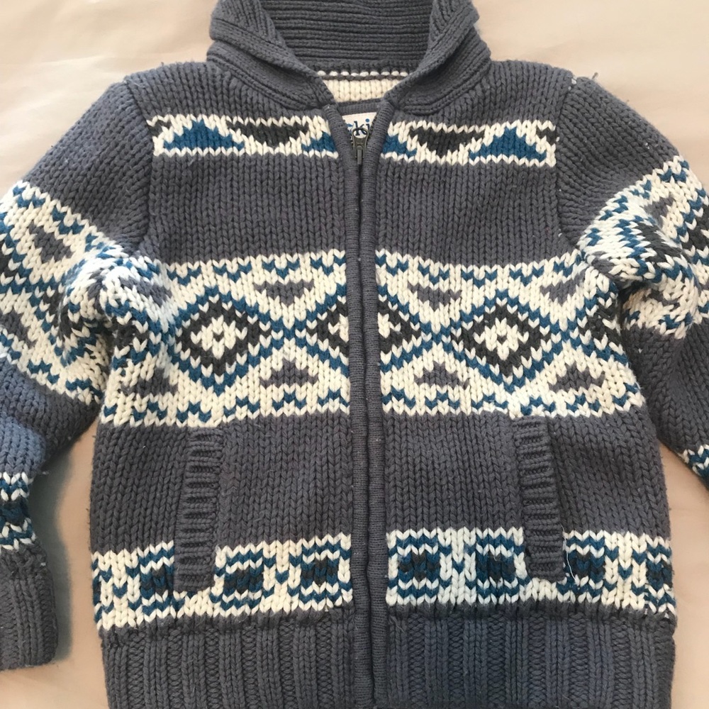 New with tags 77Kids boys Sherpa sweater